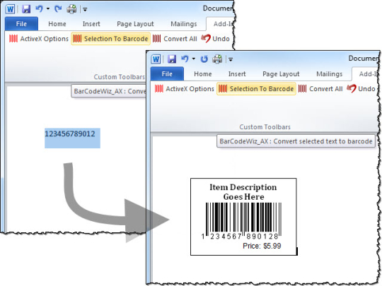 microsoft barcode control download